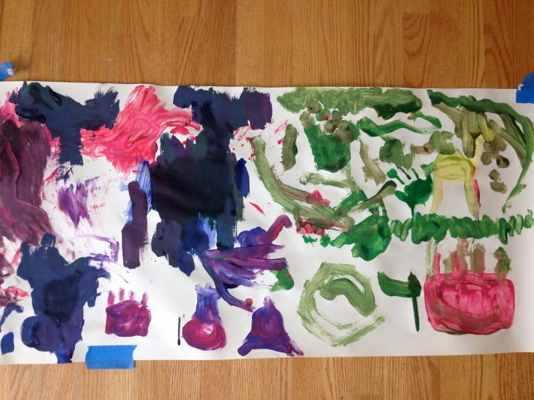 Fingerfarbenexperiment 2