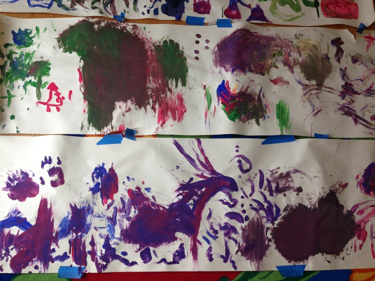 Fingerfarbenexperiment